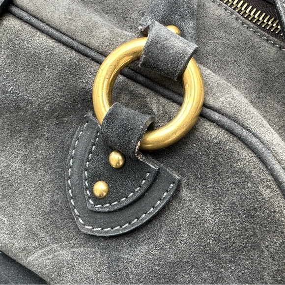 Rare Vintage Marc Jacobs Charcoal Grey suede weekender ! Made in Italy - Picture 4 of 8